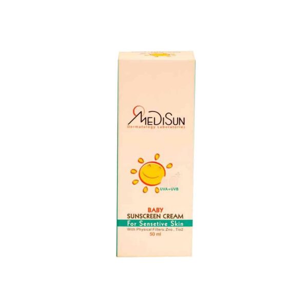خرید کرم ضد آفتاب کودک مدیسان +SPF40 مناسب پوست حساس 50 میلی لیتر